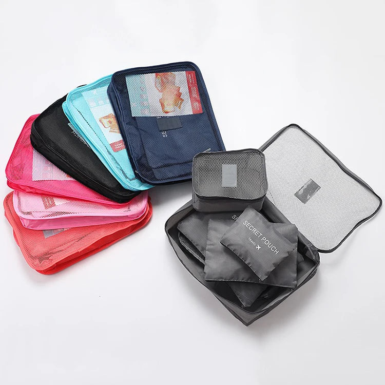 Dreamy Folding Suitcase Organizers (6pc Set)