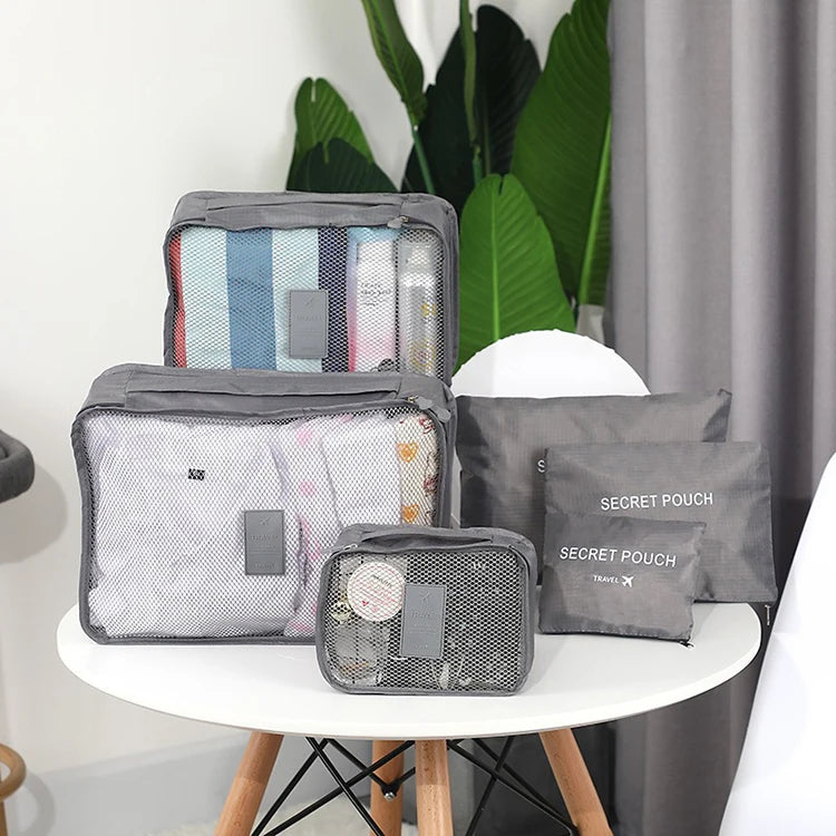 Dreamy Folding Suitcase Organizers (6pc Set)