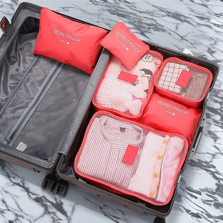 Dreamy Folding Suitcase Organizers (6pc Set)