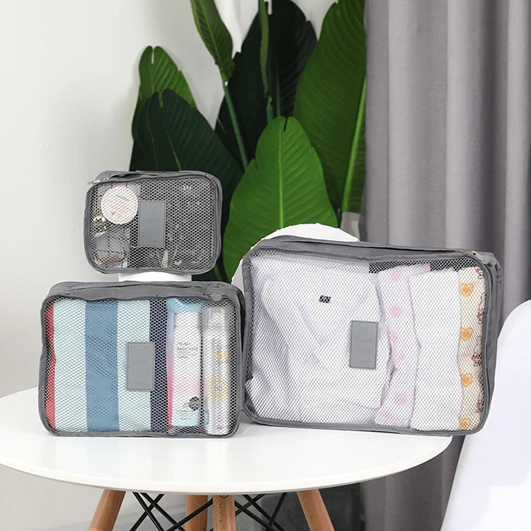 Dreamy Folding Suitcase Organizers (6pc Set)