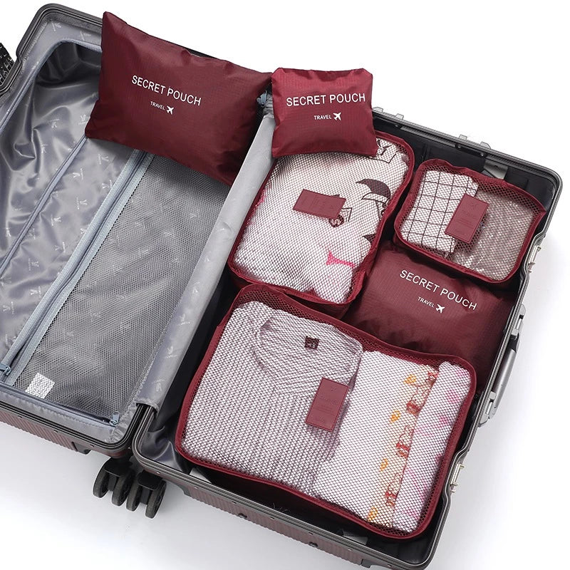 Dreamy Folding Suitcase Organizers (6pc Set)