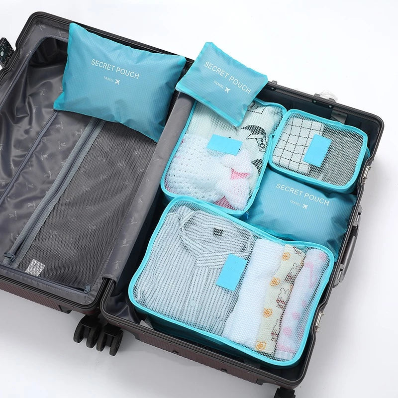Dreamy Folding Suitcase Organizers (6pc Set)